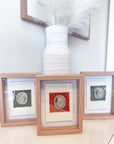 Feathered 3-D Western Cowboy Hat Art Trio