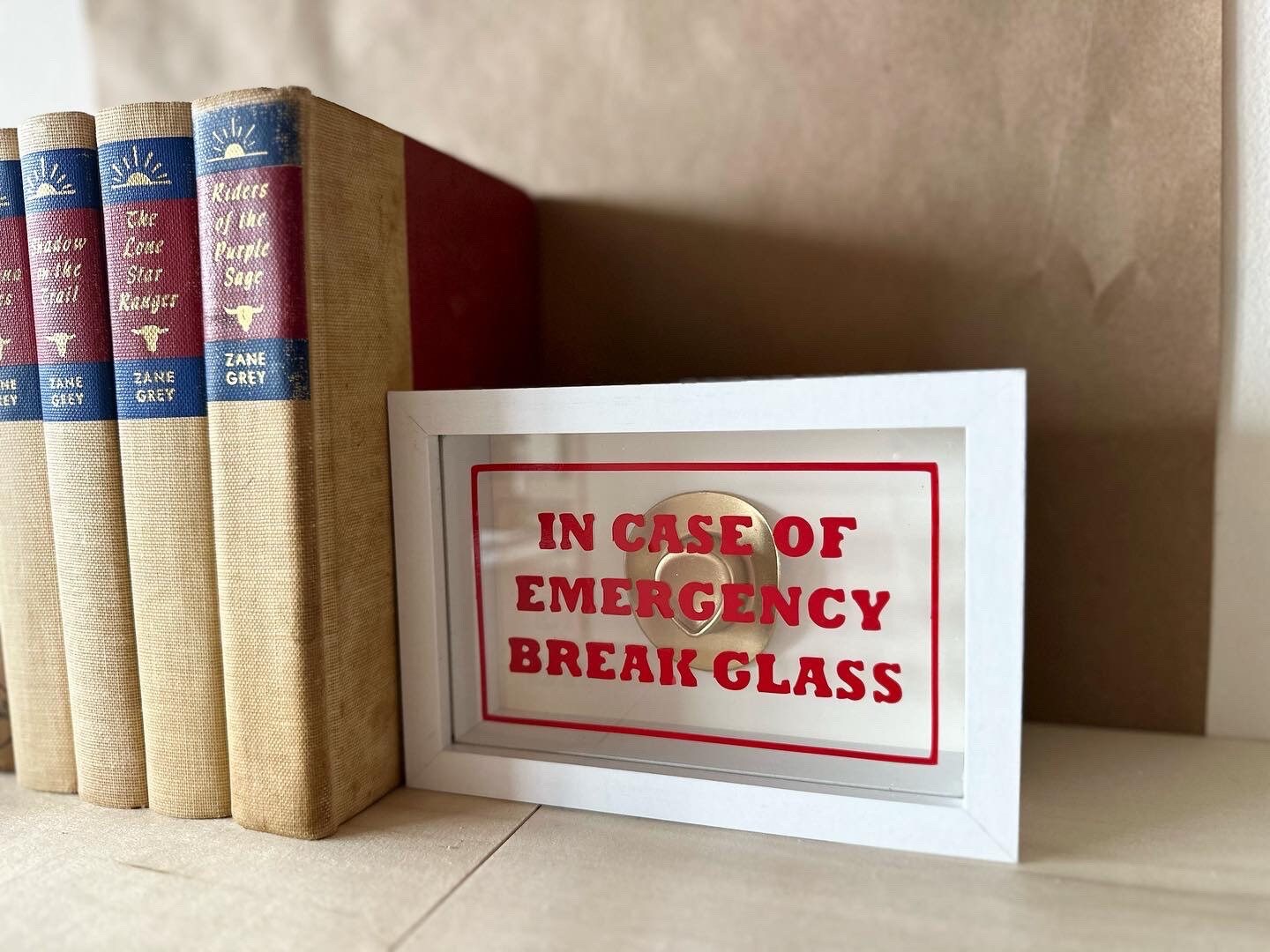 Cowboy Hat Pop Art- In Case of Emergency